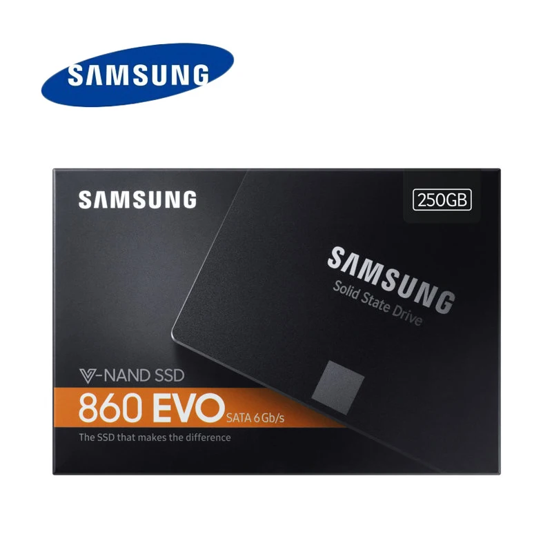  SAMSUNG SSD 860 EVO Interne Solid State Disk 250GB 500GB V-NAND Festplatte 6 Gb/s SATA3 25 für lapt