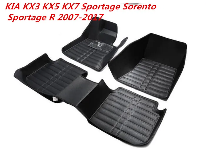 

JINGHANG For 07-18 KIA KX3 KX5 KX7 Sportage Sorento Sportage R 2007-2017 Fast By EMS 3D Luxury Car Floor Mat