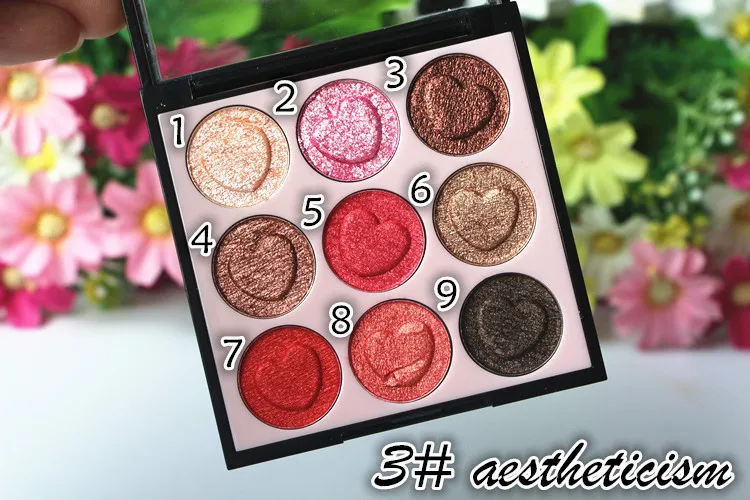 

9 Colour Set Make Up Glitter Shimmer Eyeshadow Palette Diamond Ladies Eye Shadow