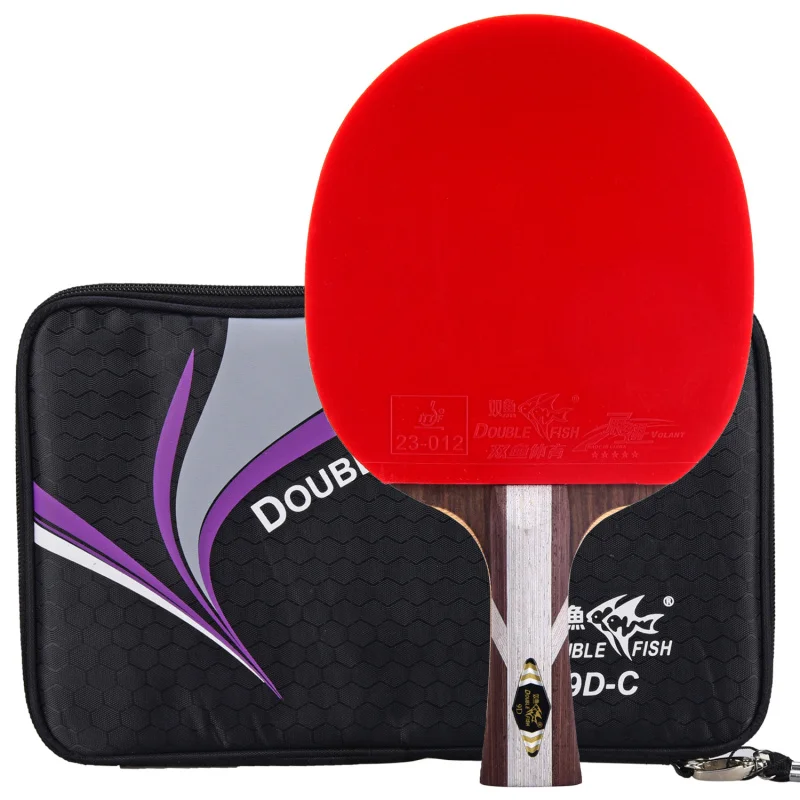 Double Fish High End Carbon Table Tennis Racket Ping Pong Paddle Blade 8A-C.LONG 