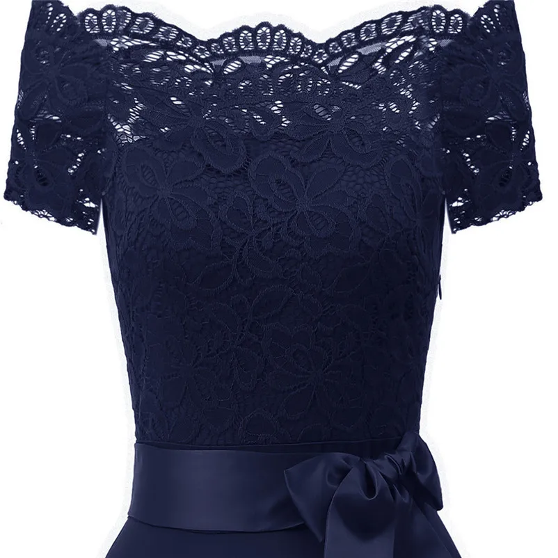  Women Formal Long Lace Chiffon Dress Prom Evening Party Cocktail dress Bridesmaid Gown Special Occasion Dresses N28 (5)