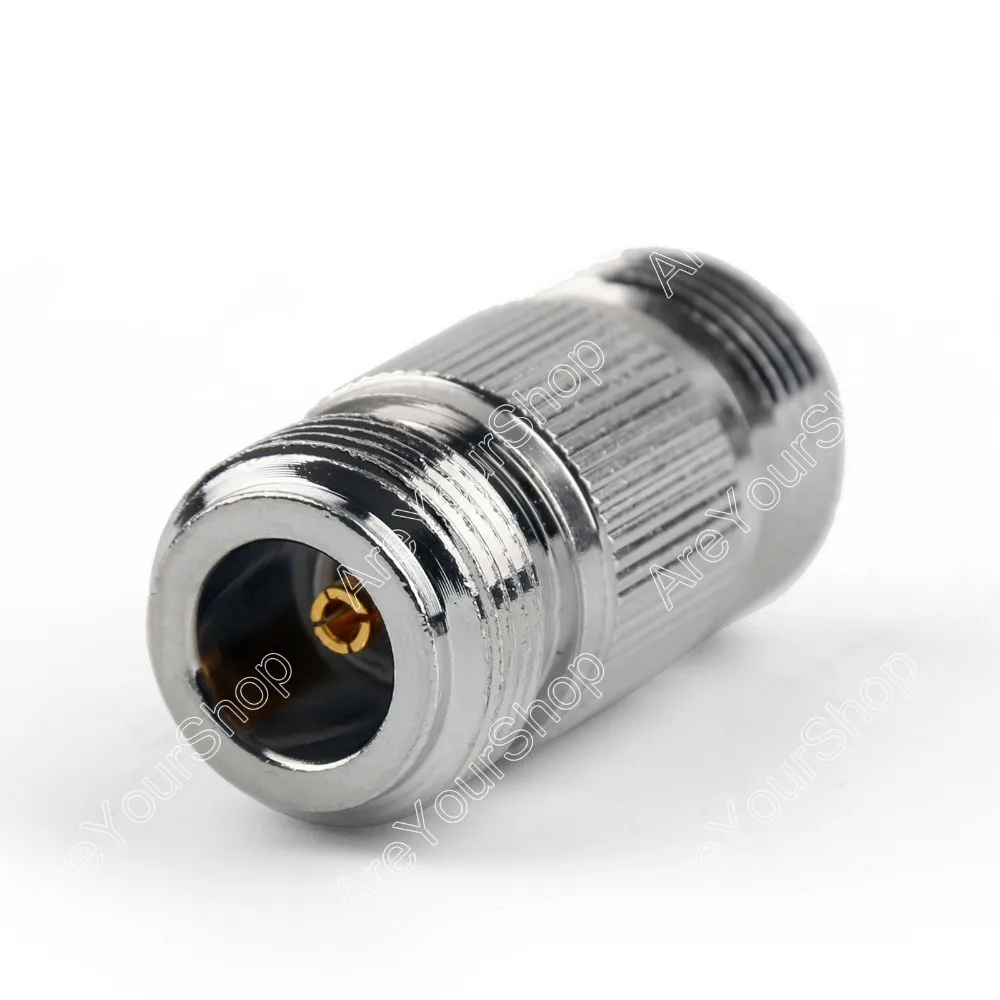 

Areyourshop Adapter N Female To N Female Plug Jack RF Connector Straight F/F 10Pcs 50ohm Nickel Plating Hot Sale for Wrie Cable
