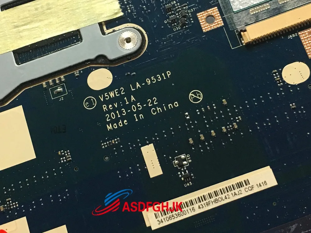 V5WE2 LA-9531P для acer aspire E1-572G Материнская плата ноутбука с SR16Z cpu NBV8N11003 TESED OK