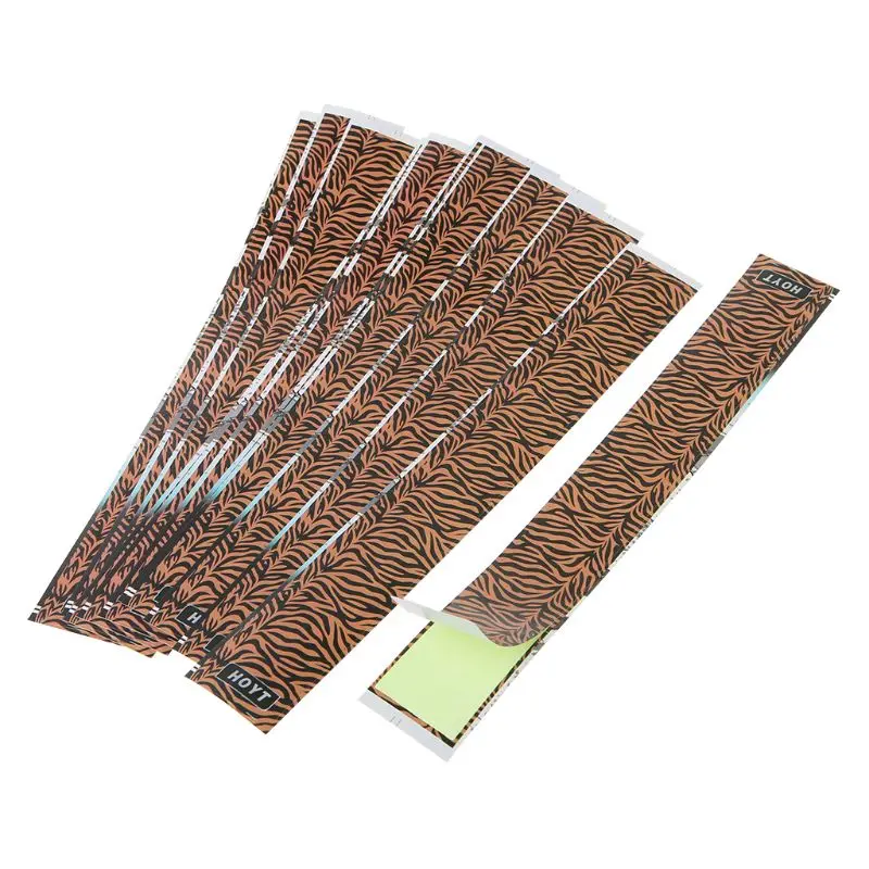 

12 Pcs/Set Arrow Sticker Archery Bow Arrows Tail Protector DIY Wraps Arrow Shaft Stripe Portable Shooting Anti-scratching
