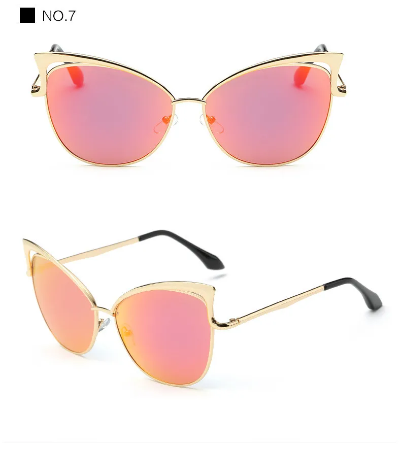Luxury Cat Eye Sunglasses Women Brand Designer Retro Vintage Sun Glasses For Women Female Ladies Sunglass Mirror Lunettes Oculos (18)