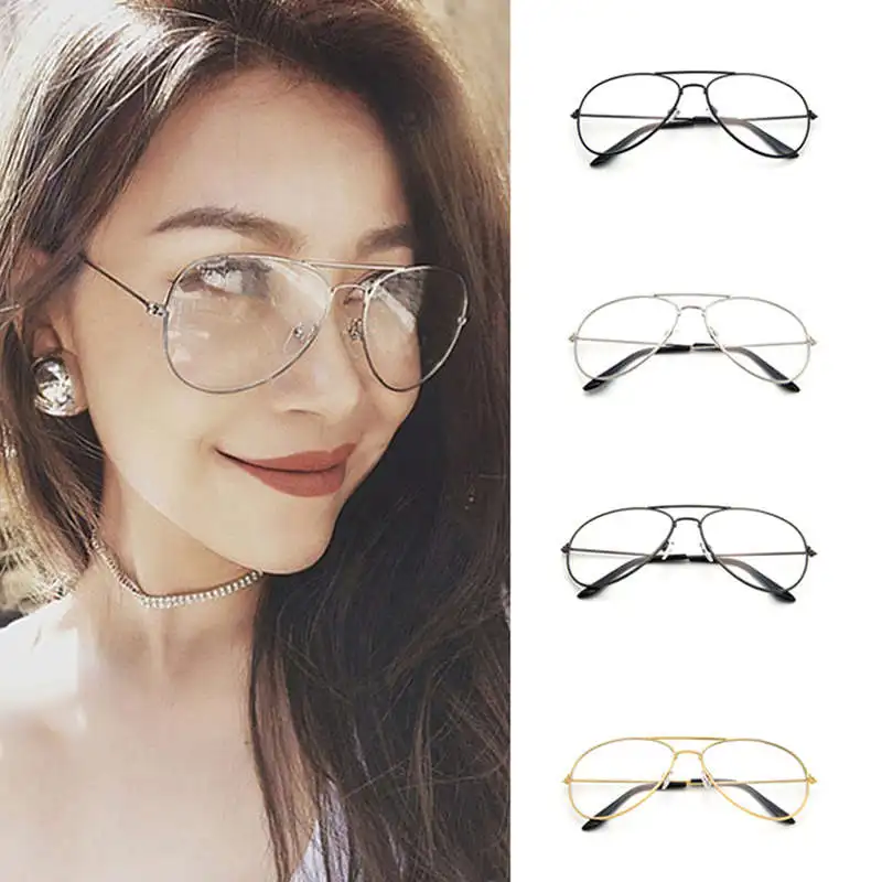 Vintage Unisex Eyeglasses Frames Clear Lens Glasses Retro Reading Glass ...