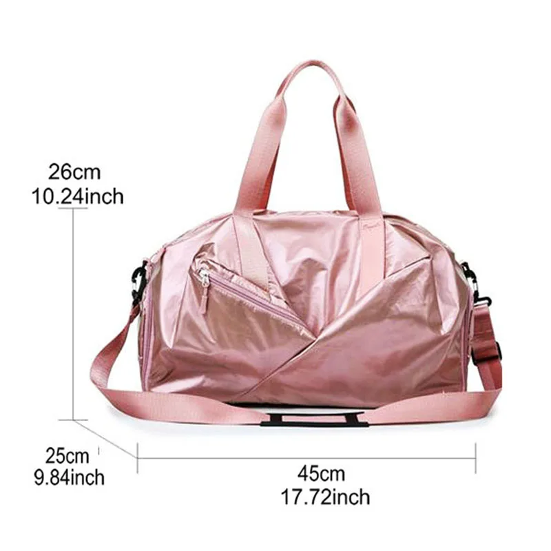 Kopen Gym Tassen Voor Vrouwen Met Schoen Compartiment Sport Sporttas Met Natte Zak Nieuwe Vro Yoga Plunjezakken Outdoor Reizen bagage Tassen