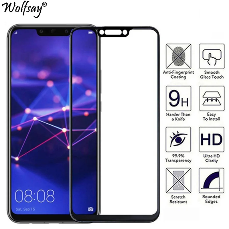 Protective Glass Mate 20 Lite - Full Cover Screen Protector Huawei Mate 20 - Aliexpress