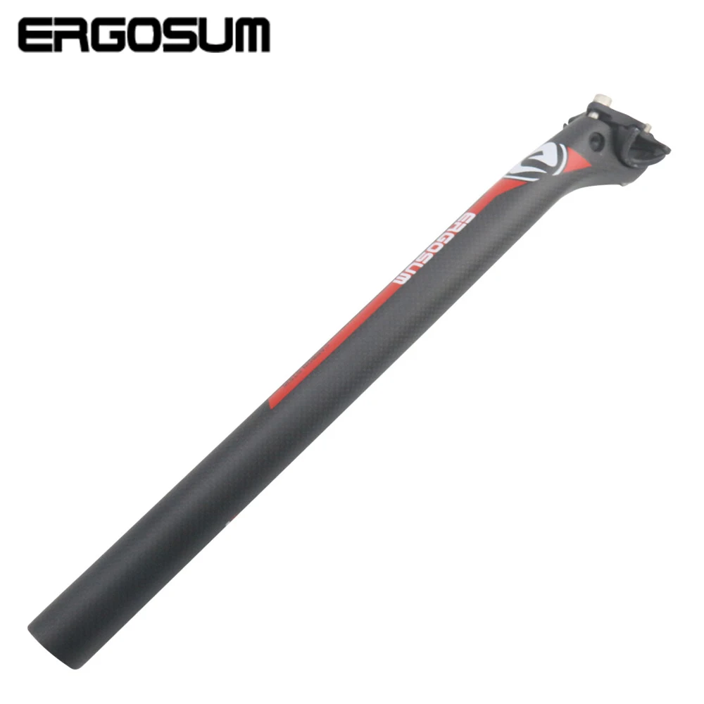 ERGOSUM Bicycle Carbon Seatpost Road/MTB Bike 3K C...