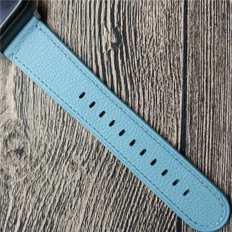 Наручный ремешок для Apple Series 4 iWatch Кожаный ремешок красочные часы браслет для Apple Series 1 2 3 ремешок для часов Ремешки для наручных часов