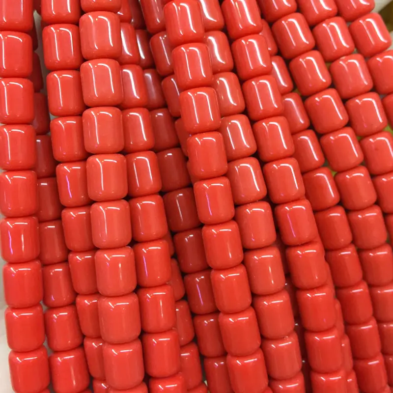 

DIY Jewelry Resin Ambers Bodhi Cylinder Color Bead Prayer Loose Beads Faux Beeswax Spacer Column Accessories Finding 15inch A214