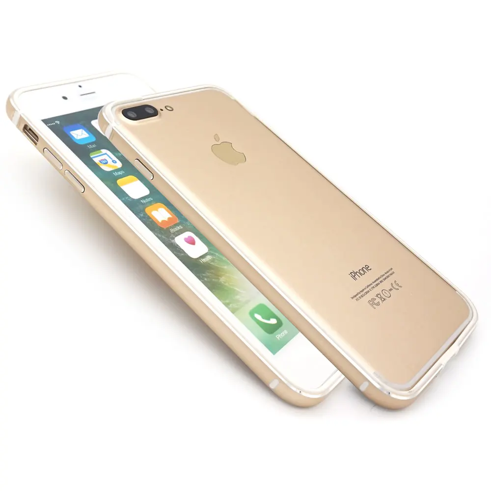 Portefeuille для iPhone 8 чехол-Бампер Алюминиевый ТПУ Гибридный противоударный бампер чехол для iPhone 7 plus 6 6 S 7 plus рамка аксессуары