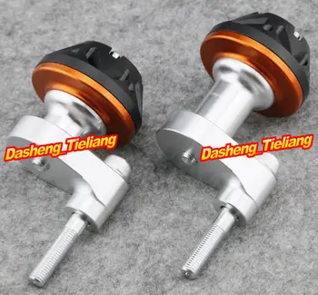 

For Yamaha 2006 2007 YZF R6 Motorcycle Frame Sliders Protector Crash 06 07, ORANGE Color, Spare Parts Supplies