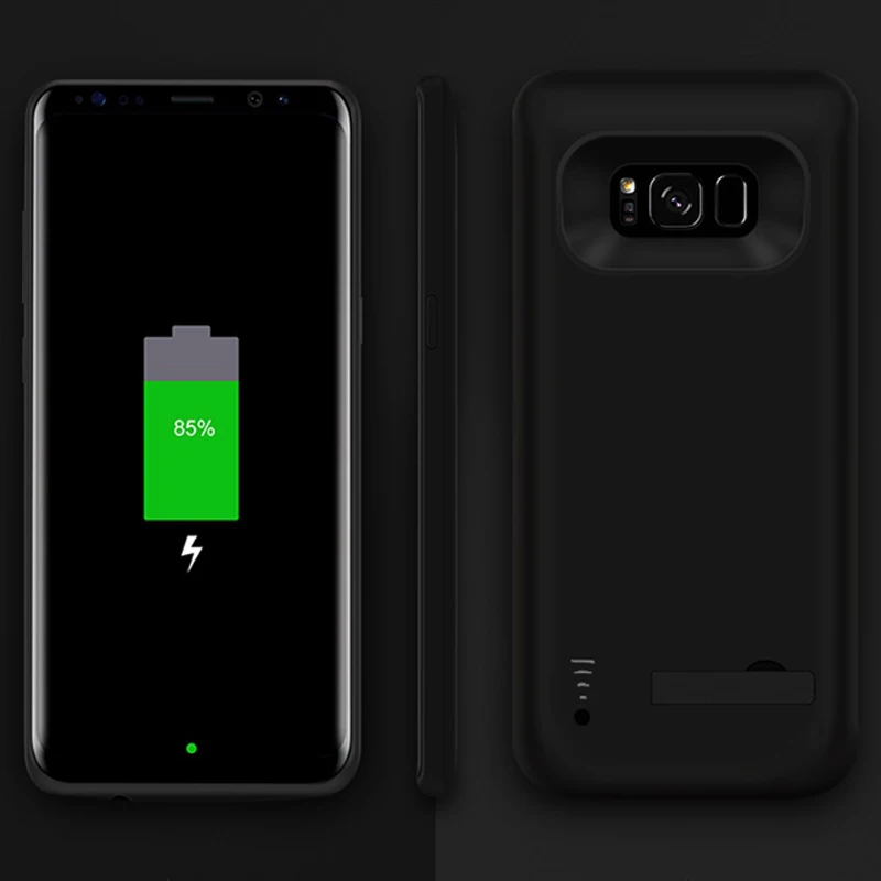 Чехол для аккумулятора samsung Galaxy S8 5000 мА/ч портативный чехол зарядки защитный
