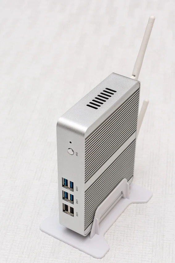 Мини ПК Windows 10 Intel Core i7 4500U i5 4200U i3 4010U двухъядерный без вентилятора HDMI VGA Wi Fi неттоп