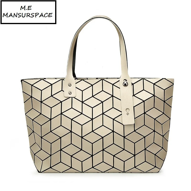 

MANSURSPACE Women Bags Sequins Mirror Saser Plain Folding Ladies Shoulder Bag Female Tote bao Women's Handbags bolsa feminin