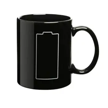

Magic Mug Coffee Tea Milk Hot Cold Heat Sensitive Color-changing Mug Cup (Battery)