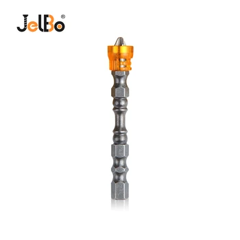 

JelBo PH2 Magnetic Screwdriver Bit Single Head Anti-Slip Hex S2 Electric Screwdriver Bit For Power Tools (65mm)