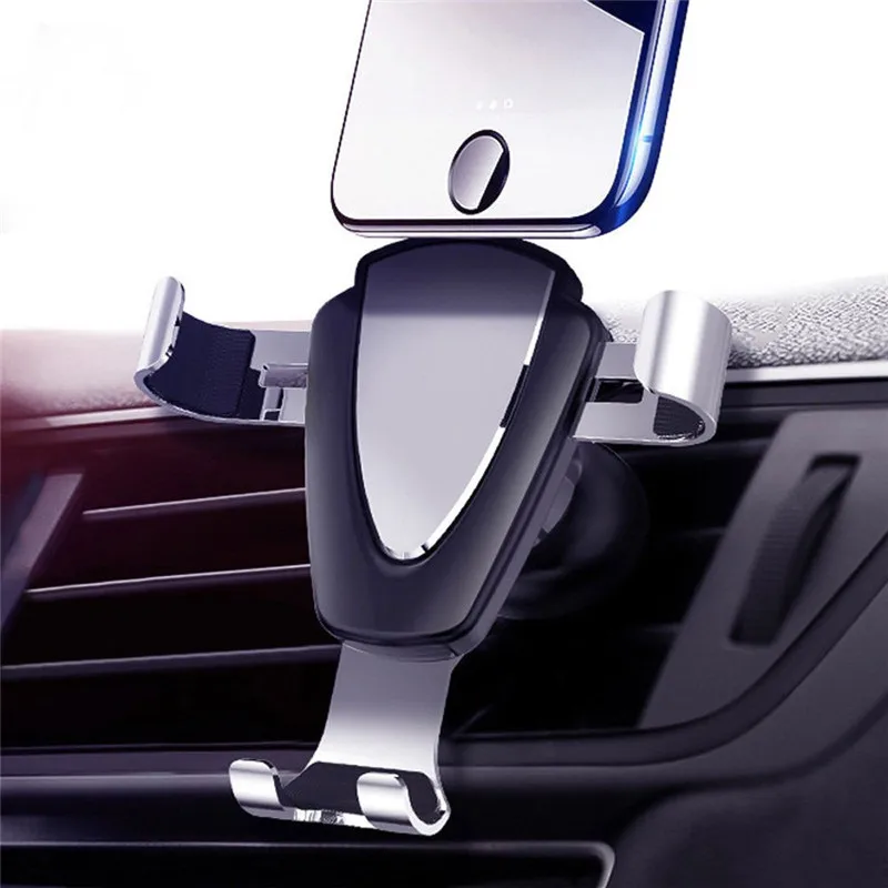 Gravity Car Smartphone Holder Air Vent Clip Mount Universal 360 Rotating Cell Phone Metal Stand Mobile Support | Мобильные телефоны