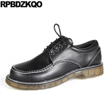 Винтажные женские туфли-оксфорды на шнуровке в британском стиле с мехом в китайском стиле, Прямая поставка, с круглым носком, в китайском стиле, дизайнерские черные японские туфли на плоской подошве