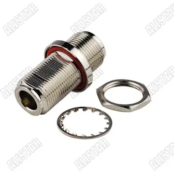 

30 Pieces N Female to N Female Jack Bulkhead Nut O-Ring Type RF Coaxial Adapter Connector Brass