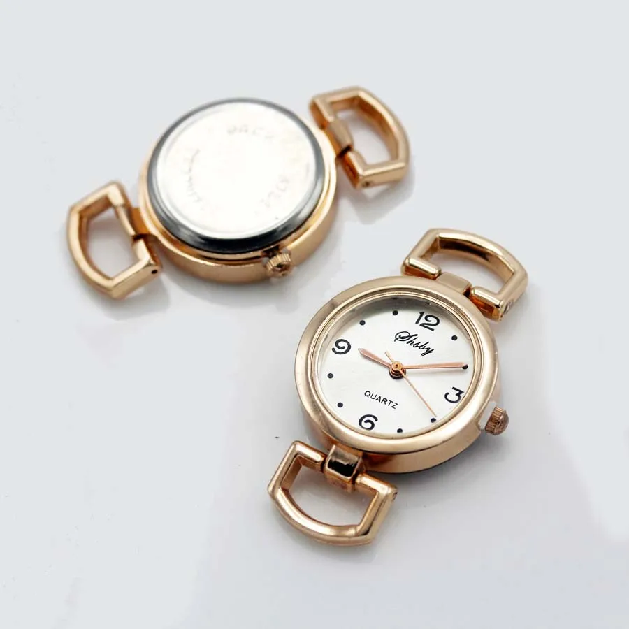 

Shsby Diy personality rose gold Watch header Roman numerals circle watch table core watchband Watch accessories wholesale