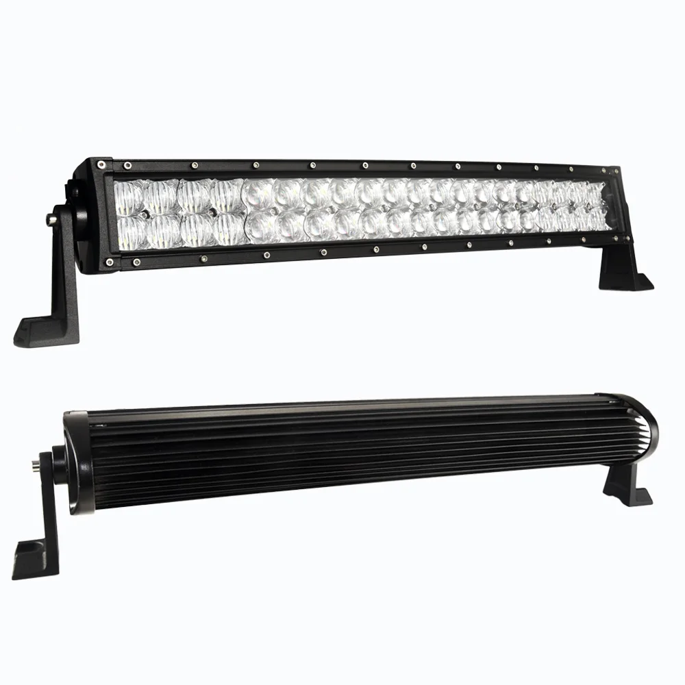 5D 22 Inch Real Power LED Bar Curved LED Light Bar for Offroad Boat Car Truck 12V 24V ATV SUV