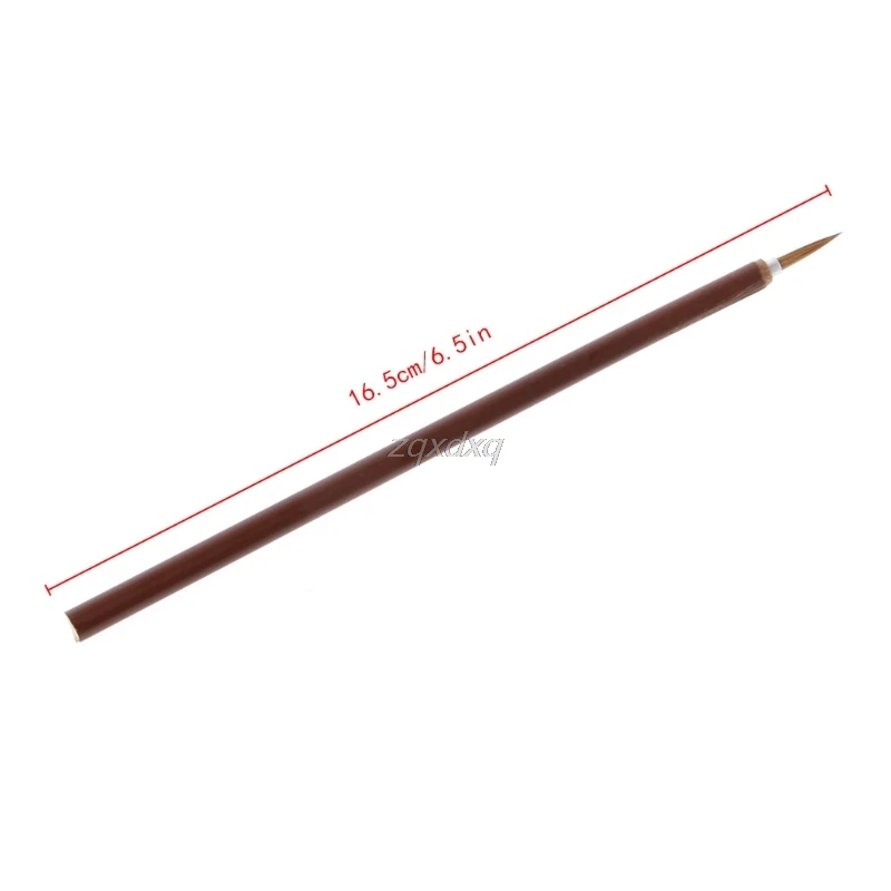 

Miniature Brush Artist Wolf Hair Paint Brush Acrylic Watercolor Round Paints Nov11 Drop ship