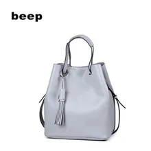 Новинка, модная дизайнерская женская кожаная сумка из воловьей кожи, простая сумка-мешок с кисточками, женская кожаная сумка на плечо, женская сумка