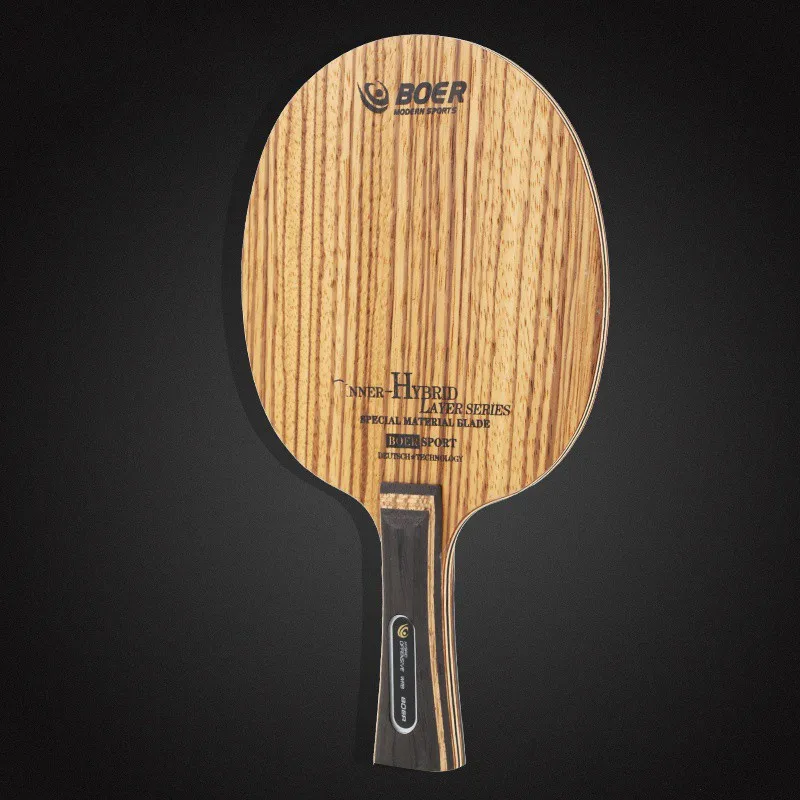 

BOER 7 Ply Arylate Carbon Fiber Table Tennis Blade Lightweight Ping Pong Racket Blade Table Tennis Accessories High Quantity