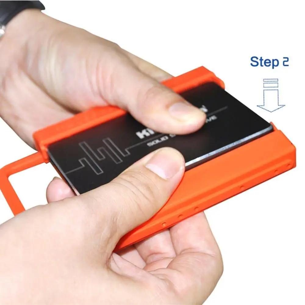 Hard Drive Holder 2 5 to 3 5 SSD HDD Notebook Hard Disk Drive Mounting Plastic 2