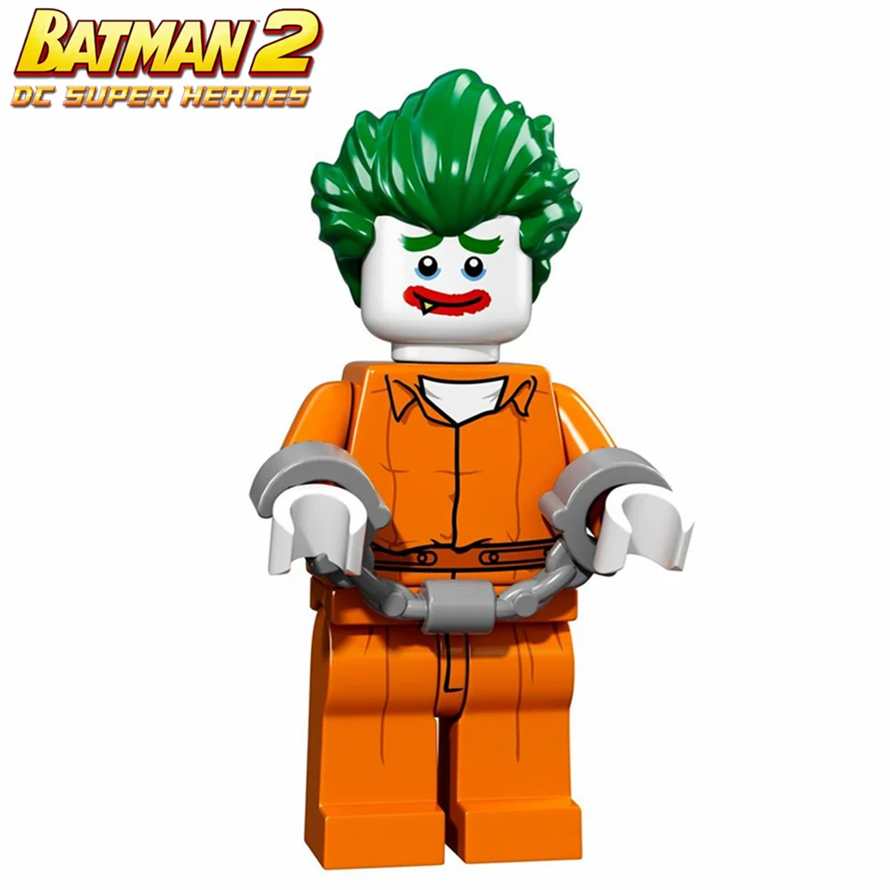 

SingleSale 2017 The BATMAN MOVIE Arkham Asylum Joker SUPER HEROES Avengers Model Building Blocks minifig Figures Toys Gifts