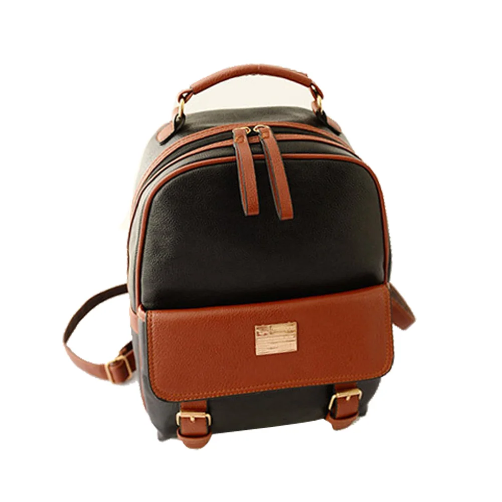 

Women Backpack Mochila Women's PU Leather Backpacks Travel Bag School Bag High Quality Bag Designer Patchwork