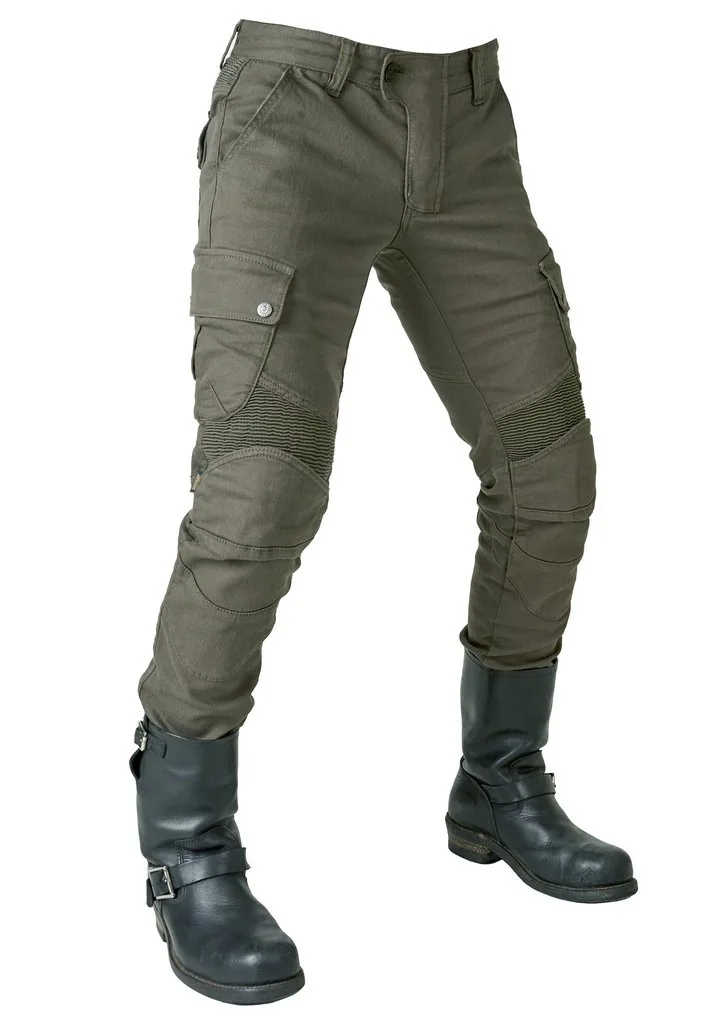 Новые мужские мотоциклетные стильные ездовые износостойкие KE V LAR джинсы байкерские Узкие повседневные брюки с протектором