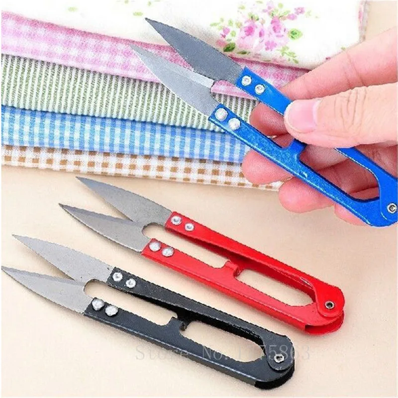 

1pc U Shape Clippers Sewing Trimming Tailor's Scissors Nippers Embroidery Thrum AA7483