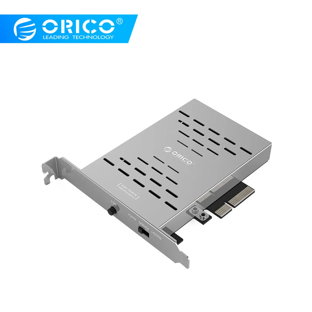  ORICO PRS2 Desktop PCI-E M.2 Disk Array Karte SSD Edelstahl High-speed Raid Festplatte Expansion Ka