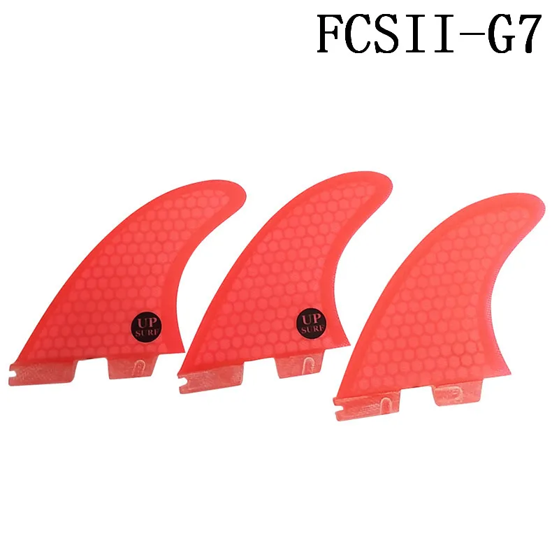 

FCS2 G7 Surfboard Fins Red 3pcs/set Blue Tri-Set Honeycomb Fins FCSII Fin Surf Quilhas