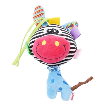

Soft Handbells Rattle Toy For Baby Appease Comfort Toys Infant Soft Musical Rattles Plush Accompany Toys Newborn Bed Toys