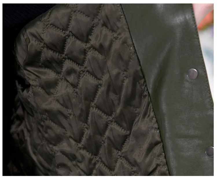 Middle Aged Women Winter Long Jacket Leather Coat Plus Size 6XL Fur Collar Jackets Elegant Women Padded Coat Button CH742 (10)