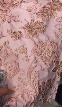 

High quality African lace fabric SYJ-12275 embroidered french tulle lace fabric