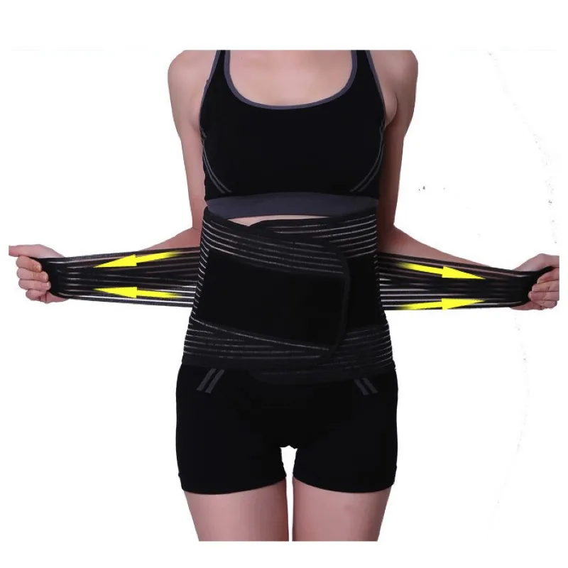 

Adjustable Posture Corrector Lumbar Back Brace Breathable Waist Support Belt for Men & Women