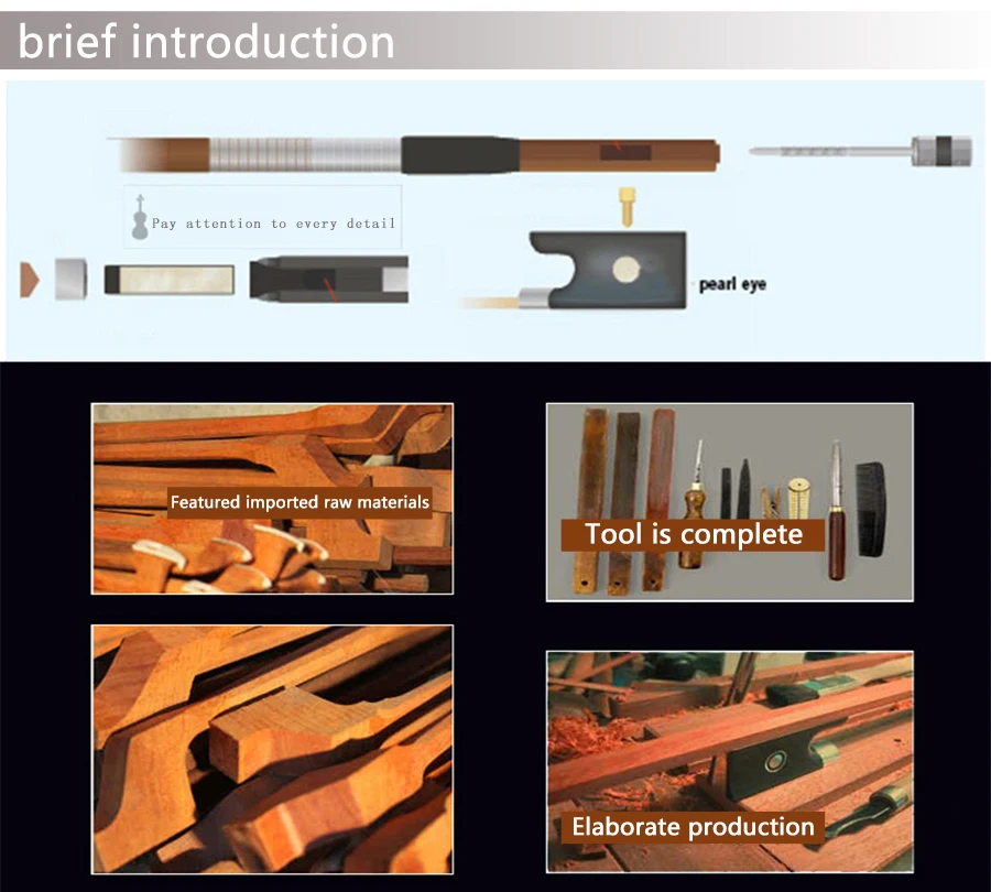 4/4 Размеры мастер фернамбуковый смычок для виолончели натурального конского волоса быстрая реакция Ebony Лягушка прочное Приклеивание принадлежности для виолончели аксессуары