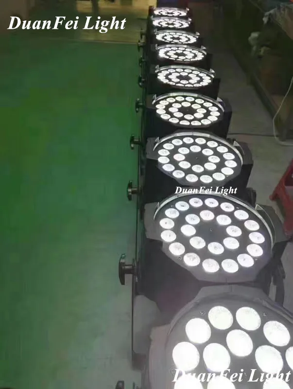 8 шт. 24x10 Вт led par 4в1 RGBW DMX par 64 led сценический свет Крытый led par свет 24x10