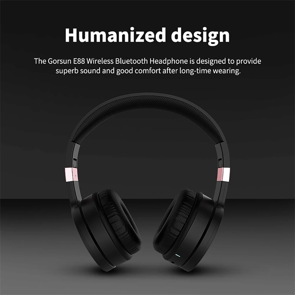 VTIN XT992 Bluetooth 5.0 Headphone TF Card Wireless Headdphones Wired Wireless Headset With Noise Canceling Mic 45H Playtime (1)