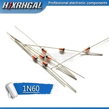 100 шт. 1N60 1N60P Шоттки Германий диод ТВ Радио FM обнаружения hjxrhgal