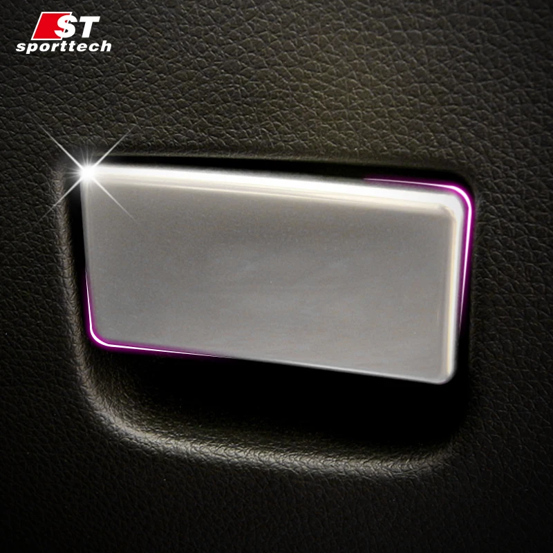 Car Styling Glove Box Sticker For Nissan Qashqai ABS Chromium Styling
