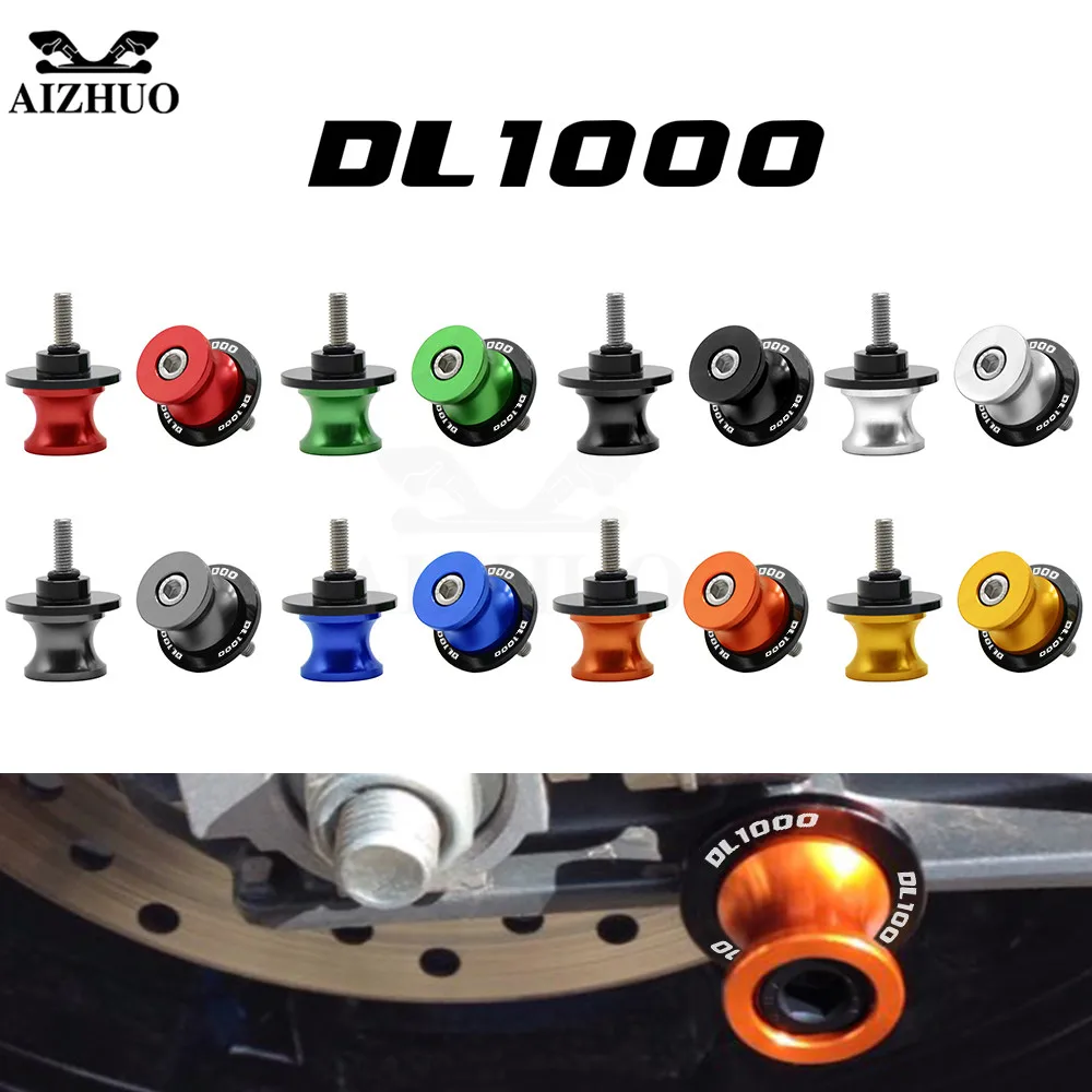 

8MM Motorcycle Accessories Swingarm Sliders Spools DL 1000 For SUZUKI DL1000 V-Strom 2002 2003 2004 2005 2006 2007-2014