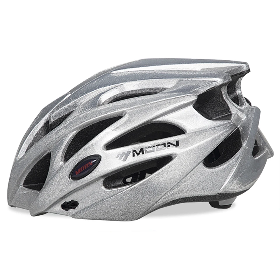 

MOON Reflective Cycling Helmet Ultralight INSECT-NET Glowing Bicycle Helmet Road Mountain MTB Bike Helmet 52-64cm Casco Ciclismo