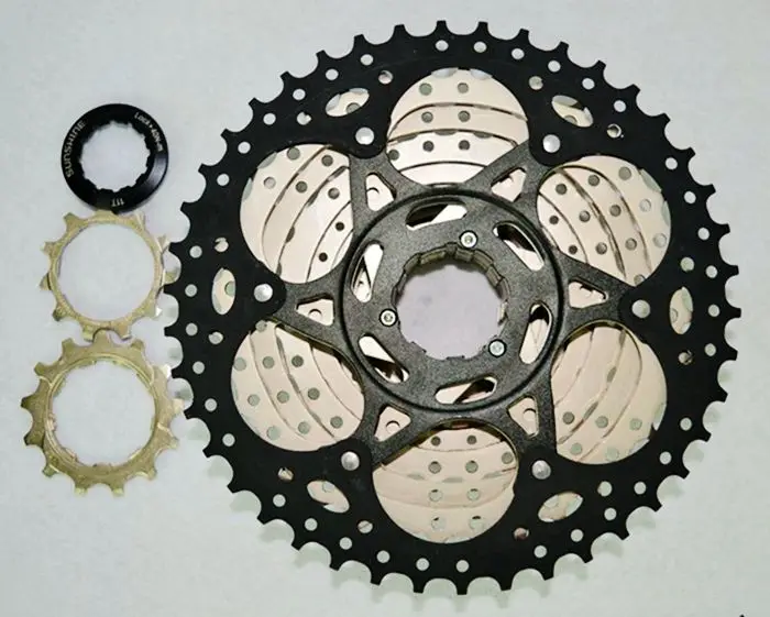 MTB 11 скоростей кассета 11s 11-42T L горный велосипед свободного хода широкое соотношение для частей m7000 m8000 m9000 велосипед свободного хода части