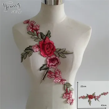 

High quality Embroidery Applique Lace Fabric DIY Lace Collar Sewing Craft Supplies Neckline Trim Clothing Decorate Accessories